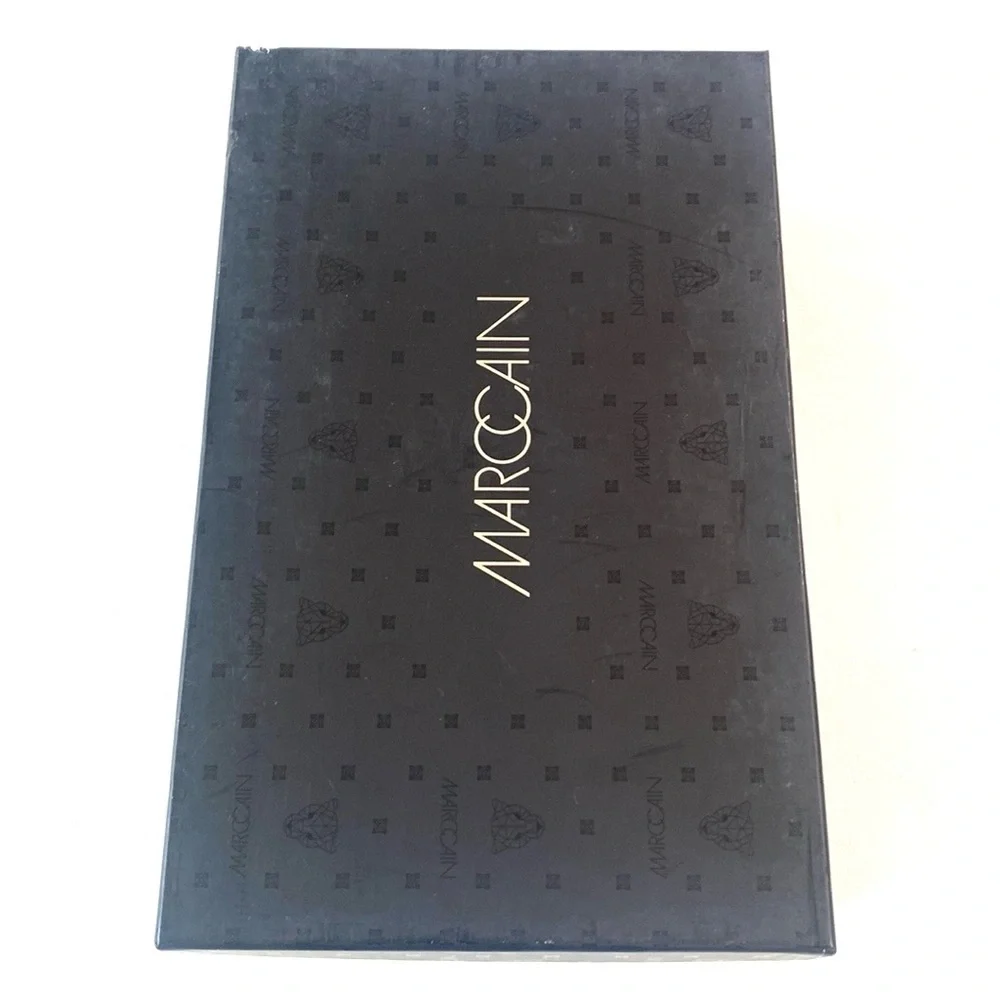 (LGSF) Marc Cain Article Sneaker Black Snake Skin, Size 9, New in Box
